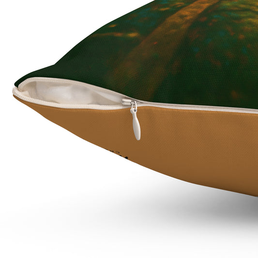 Defying the Odds throw pillow - motivational sunflower artwork with Heavy on the Believe in Yourself mantra. Perfect gift for dreamers