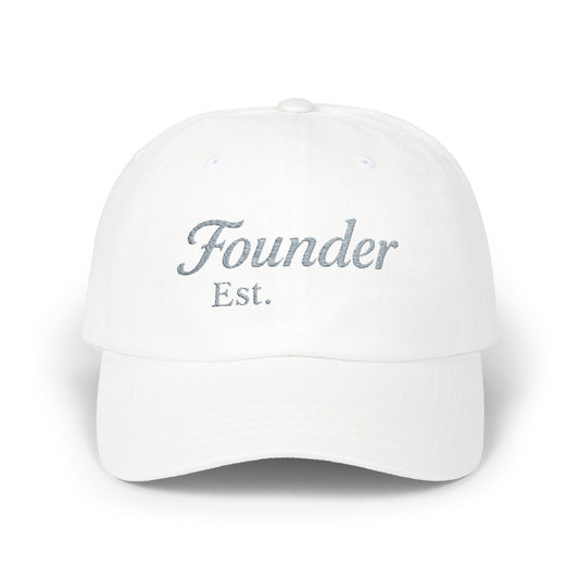 Custom Founder Est [Year] Hat | Embroidered Dad Cap, Startup Anniversary Gift, Entrepreneur Boss Gift, Personalized Business Owner Cap