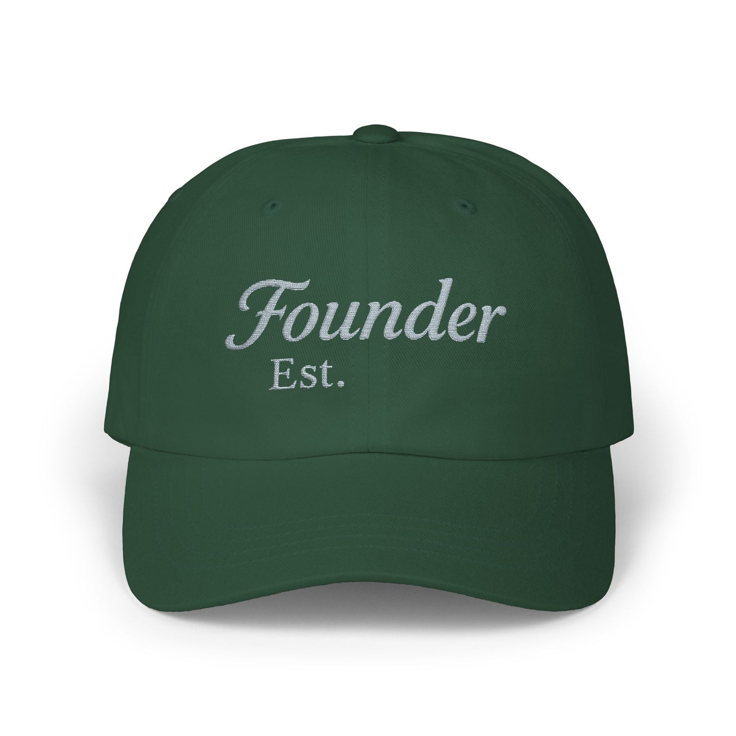 Custom Founder Est [Year] Hat | Embroidered Dad Cap, Startup Anniversary Gift, Entrepreneur Boss Gift, Personalized Business Owner Cap