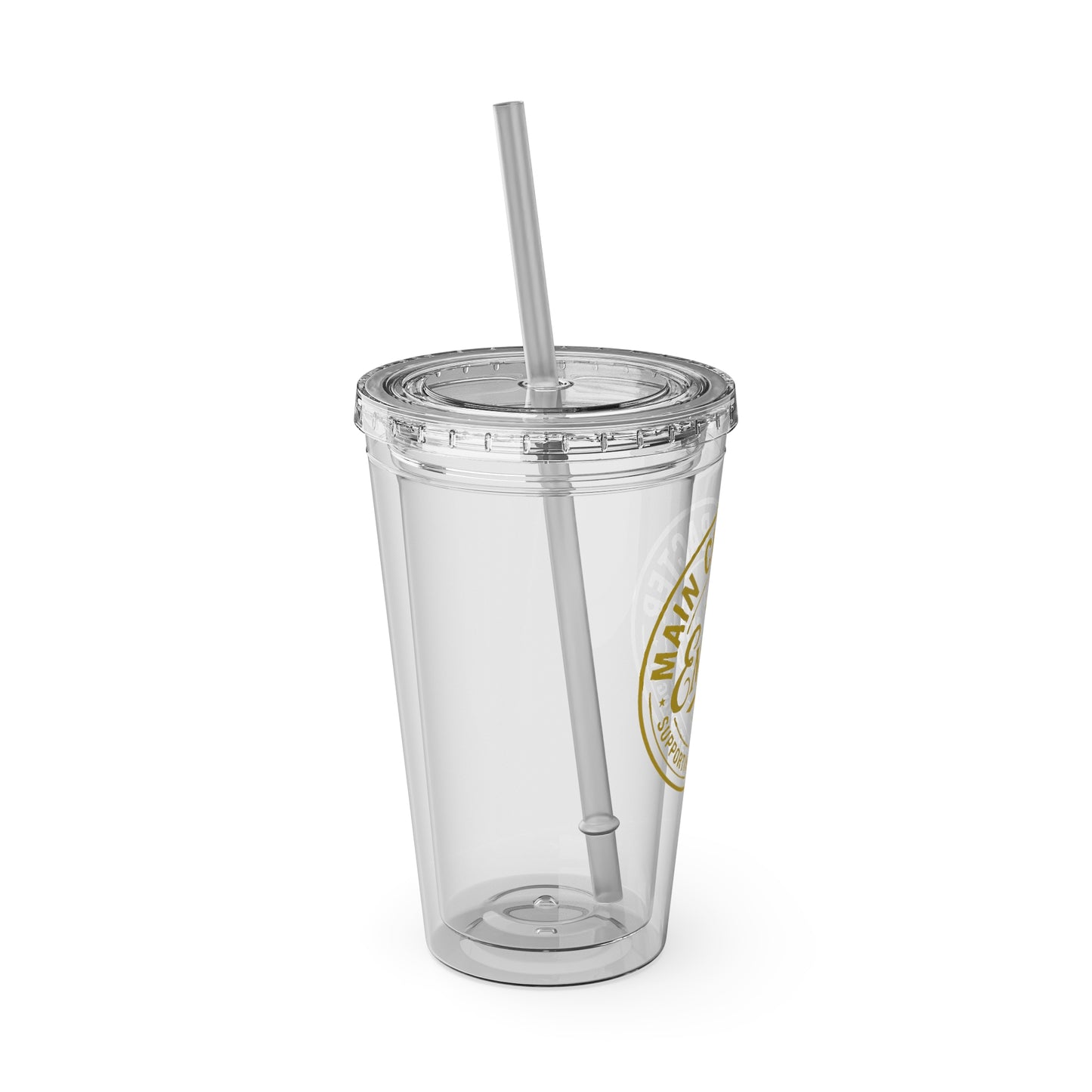 Main Character Energy Tumbler | Supporting Cast Budget | 16oz Double-Wall Acrylic Cup with Straw | 11 Colors | Viral TikTok Drinkware