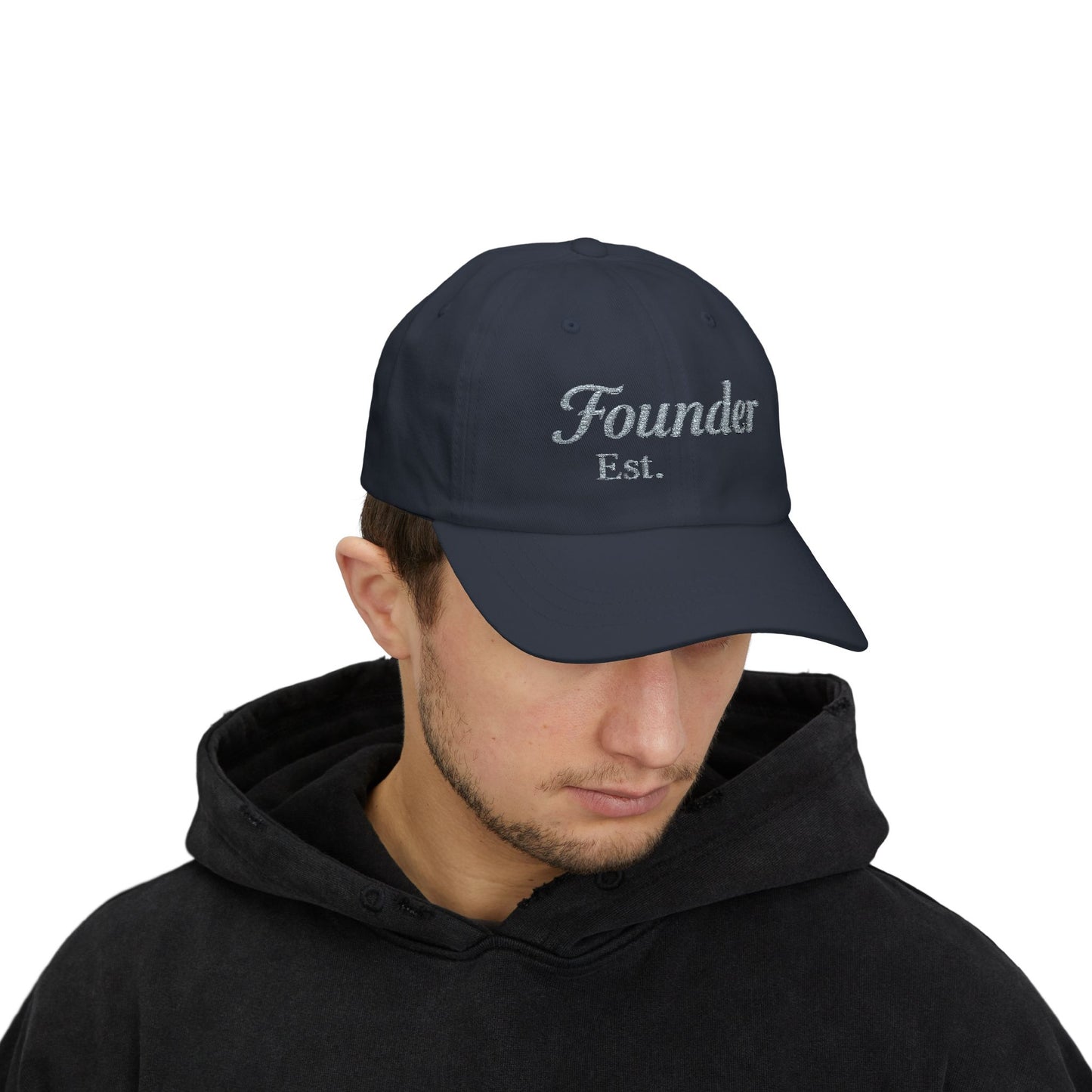 Custom Founder Est [Year] Hat | Embroidered Dad Cap, Startup Anniversary Gift, Entrepreneur Boss Gift, Personalized Business Owner Cap